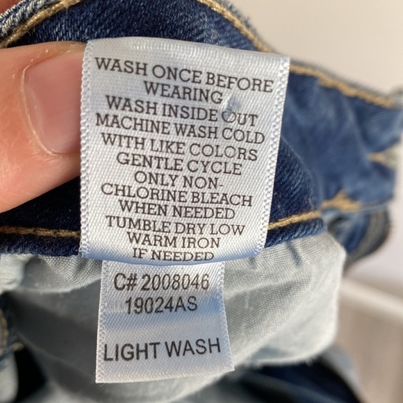 Altar'd State Light Wash Factory Destroyed Ripped Jeans 19024AS Size 26 - Picture 16 of 16